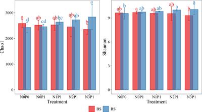 Plants changed the response of bacterial community to the nitrogen and phosphorus addition ratio